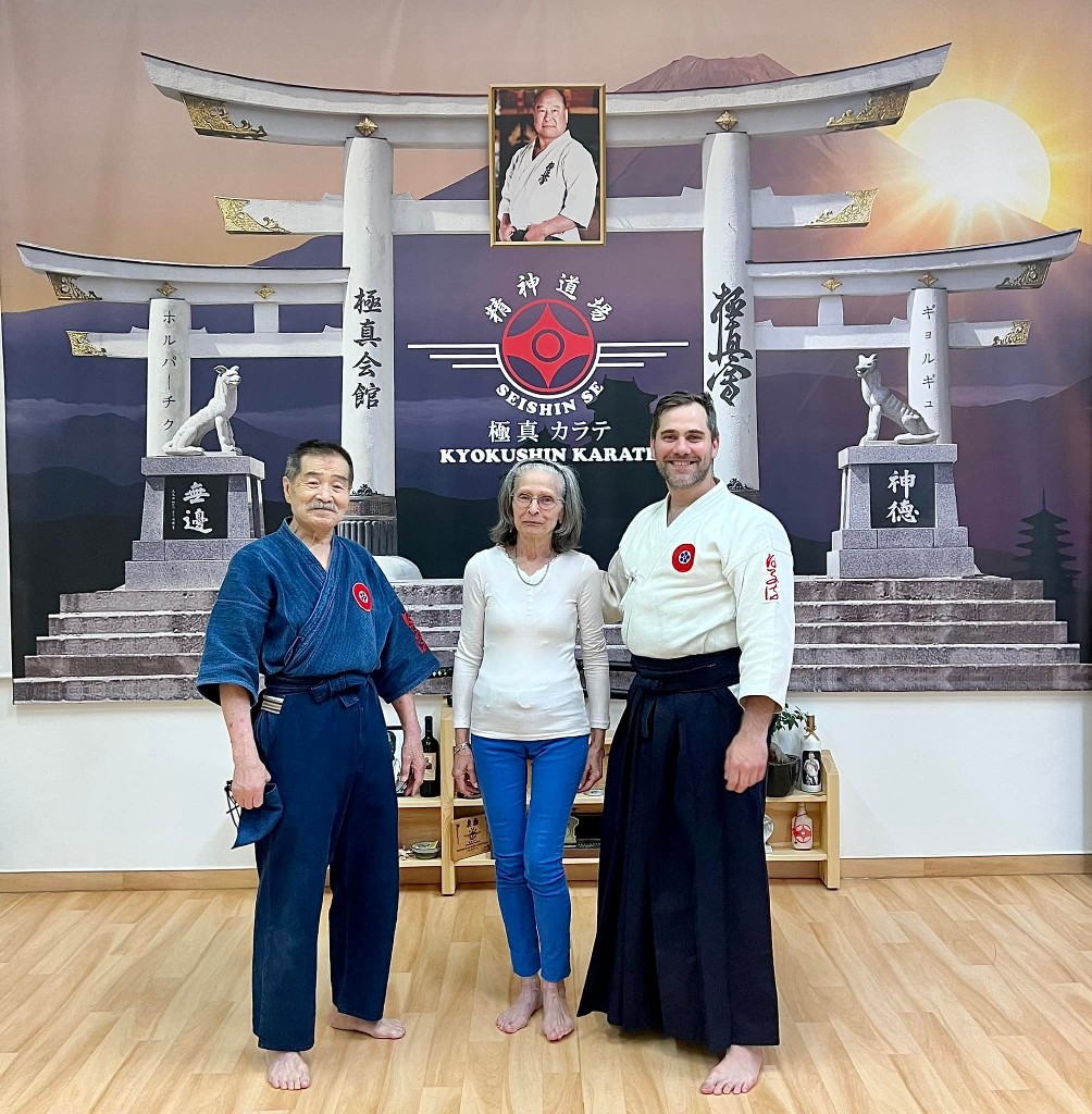Soshi Tanaka Koshiro látogatása a Seishin Dojoban