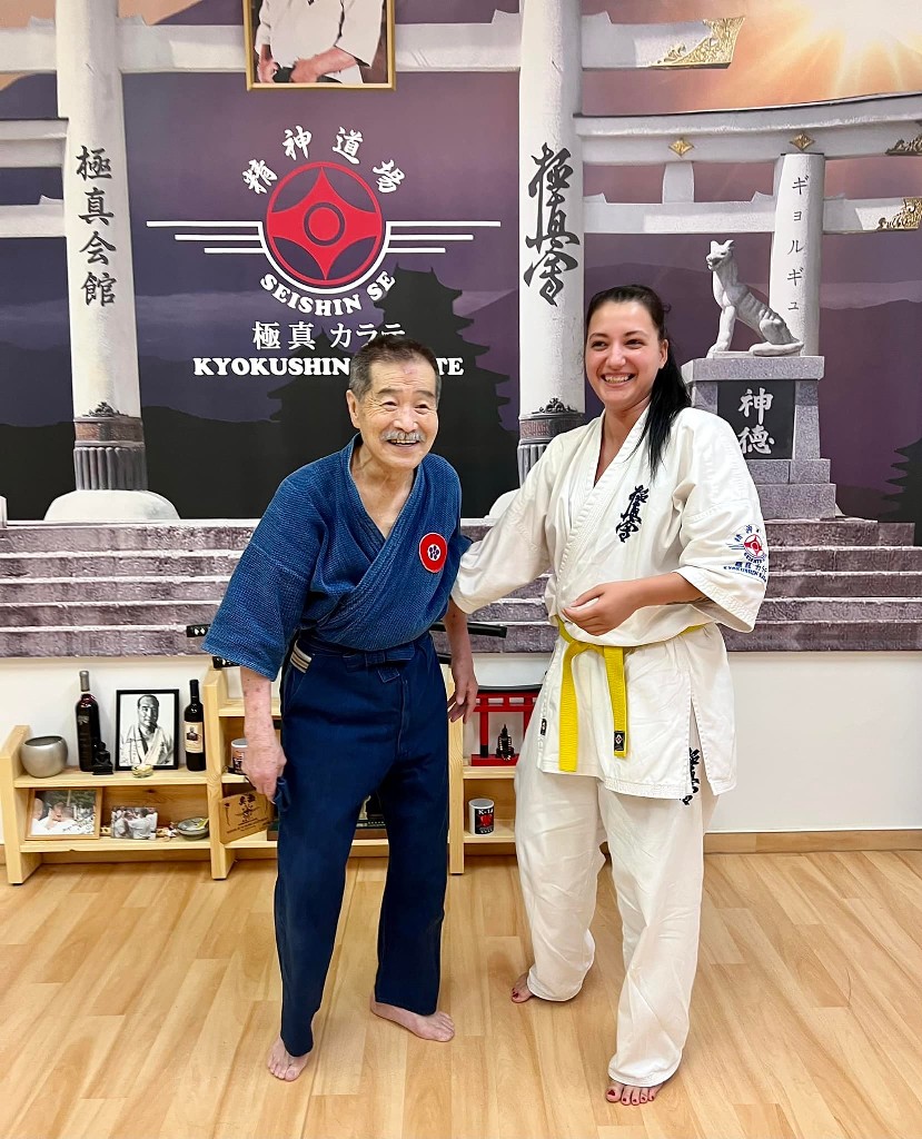 Soshi Tanaka Koshiro látogatása a Seishin Dojoban