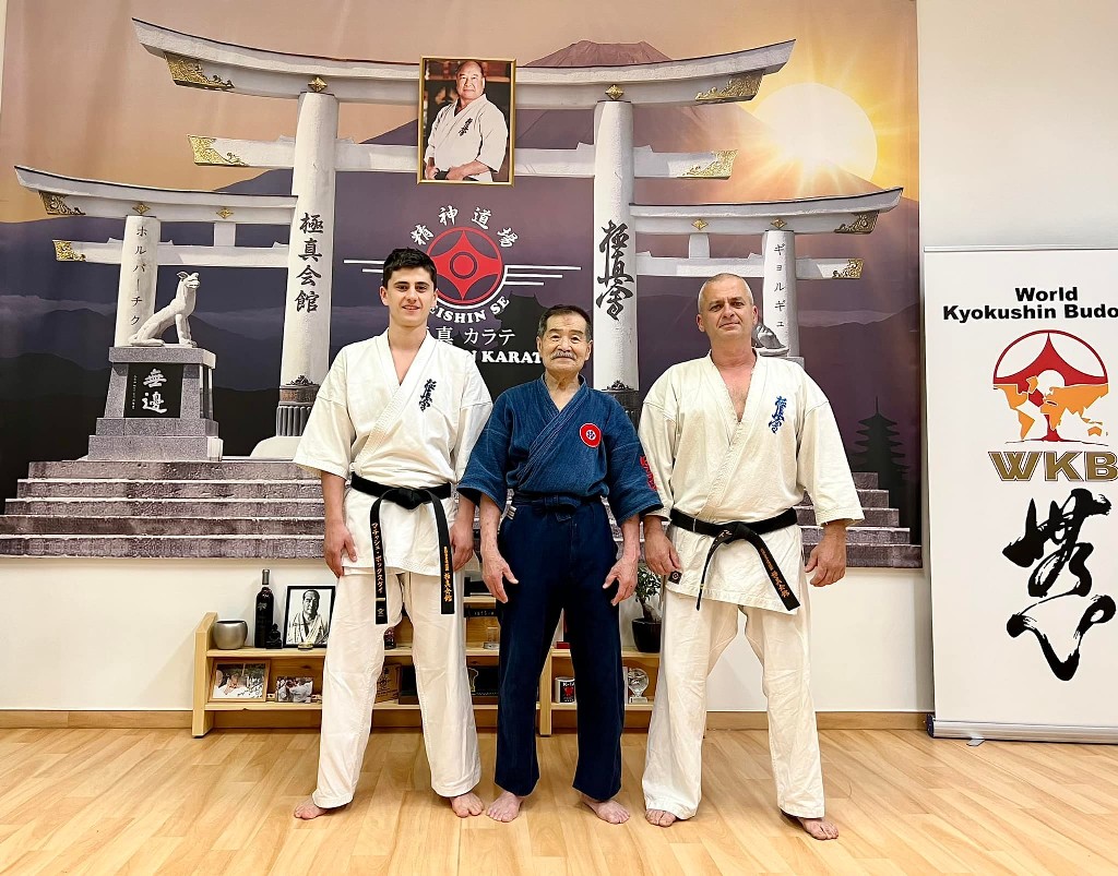 Soshi Tanaka Koshiro látogatása a Seishin Dojoban