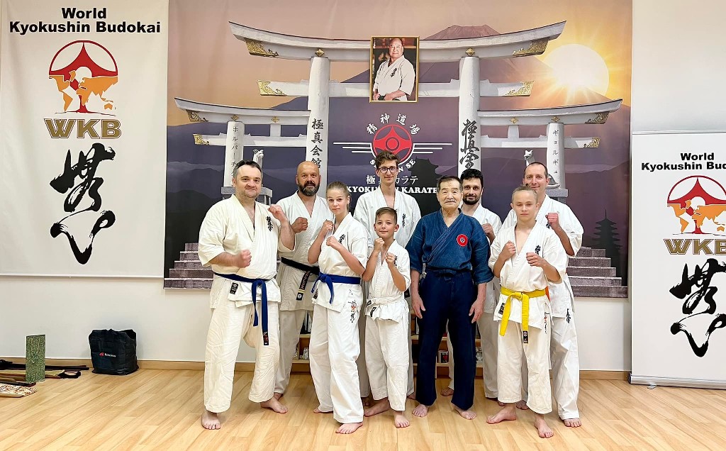Soshi Tanaka Koshiro látogatása a Seishin Dojoban