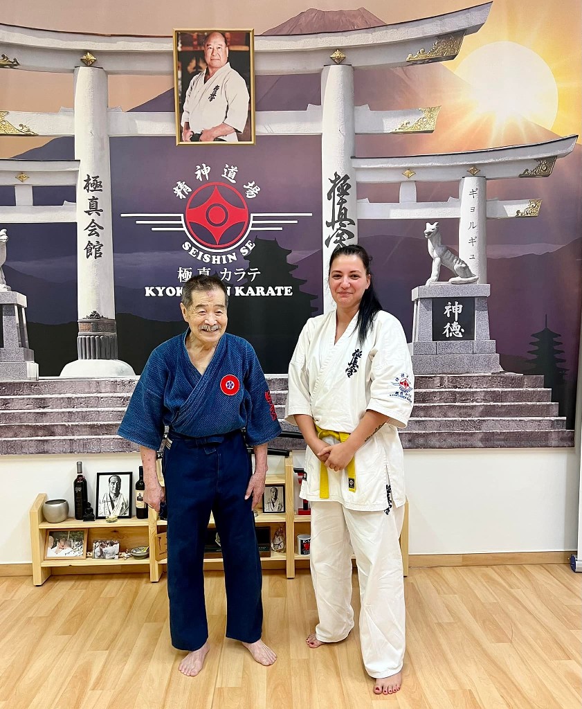 Soshi Tanaka Koshiro látogatása a Seishin Dojoban