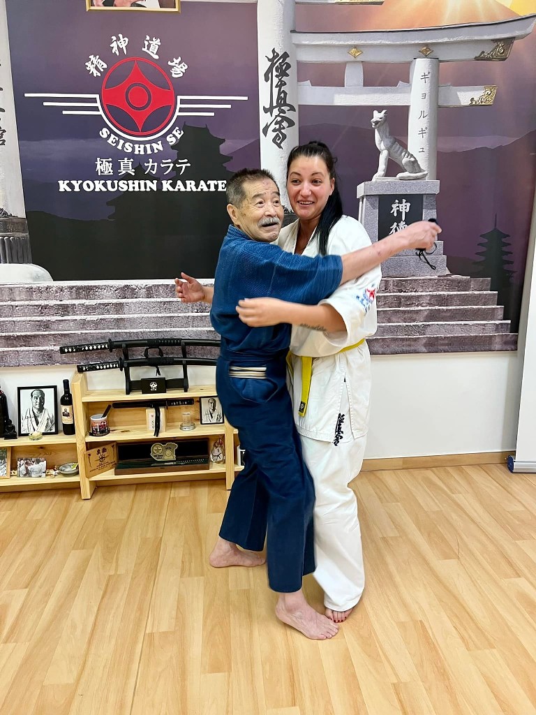 Soshi Tanaka Koshiro látogatása a Seishin Dojoban
