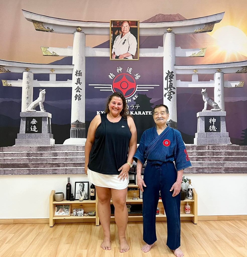Soshi Tanaka Koshiro látogatása a Seishin Dojoban