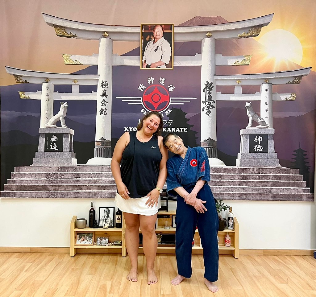 Soshi Tanaka Koshiro látogatása a Seishin Dojoban