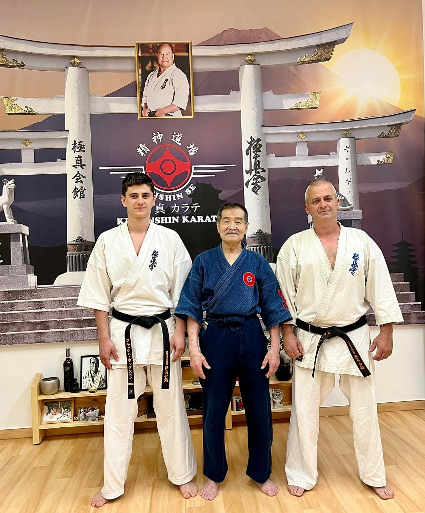 Soshi Tanaka Koshiro látogatása a Seishin Dojoban