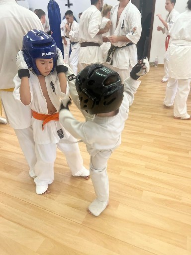 Fighting training at the Seishin Dojo 🥋⛩