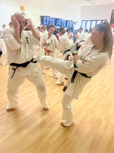 Fighting training at the Seishin Dojo 🥋⛩
