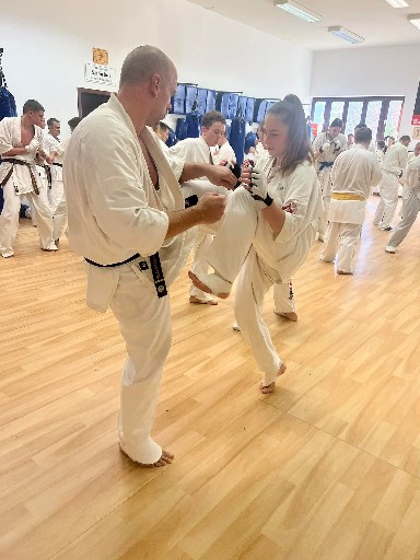 Fighting training at the Seishin Dojo 🥋⛩