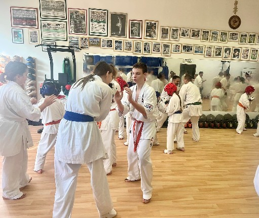 Fighting training at the Seishin Dojo 🥋⛩
