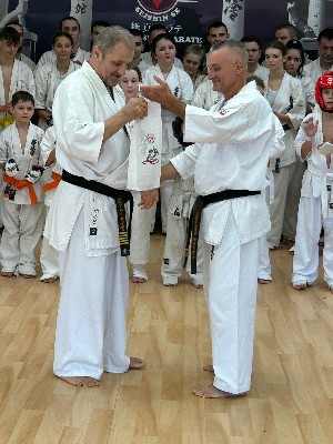 Fighting training at the Seishin Dojo 🥋⛩