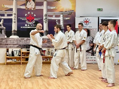 Shihan Mohamed Belazghem edzés a Seishin Dojoban