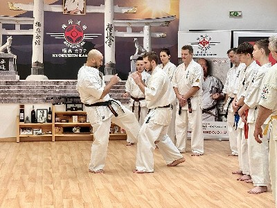 Shihan Mohamed Belazghem edzés a Seishin Dojoban