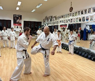 Shihan Mohamed Belazghem edzés a Seishin Dojoban
