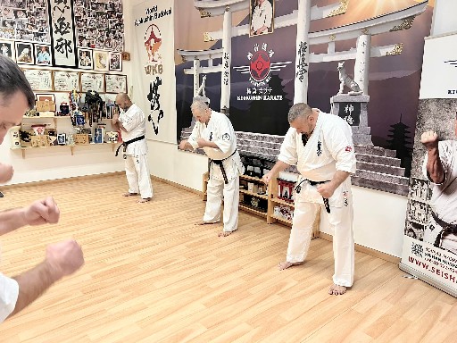 Shihan Mohamed Belazghem edzés a Seishin Dojoban