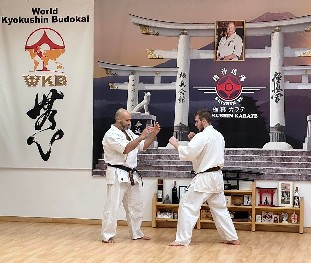 Shihan Mohamed Belazghem edzés a Seishin Dojoban