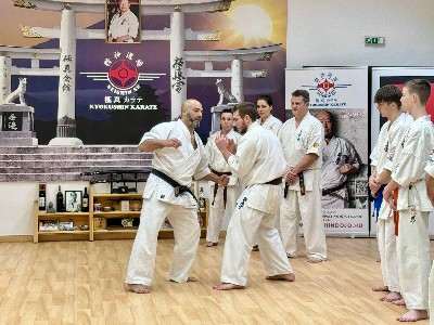 Shihan Mohamed Belazghem edzés a Seishin Dojoban