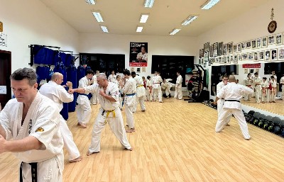 Shihan Mohamed Belazghem edzés a Seishin Dojoban