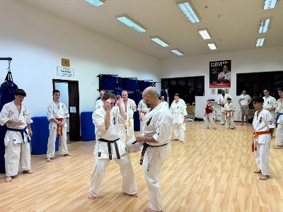 Shihan Mohamed Belazghem edzés a Seishin Dojoban