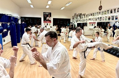 Shihan Mohamed Belazghem edzés a Seishin Dojoban