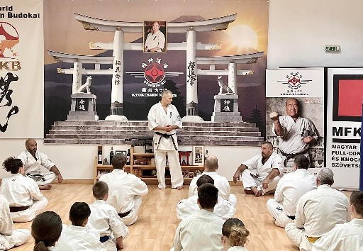 Shihan Mohamed Belazghem edzés a Seishin Dojoban