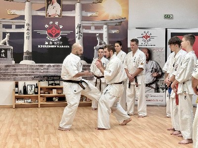 Shihan Mohamed Belazghem edzés a Seishin Dojoban