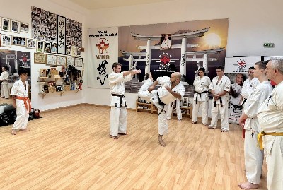 Shihan Mohamed Belazghem edzés a Seishin Dojoban
