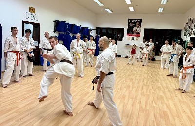 Shihan Mohamed Belazghem edzés a Seishin Dojoban