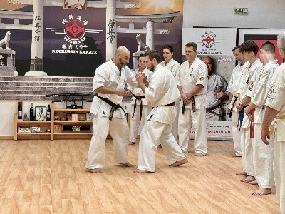 Shihan Mohamed Belazghem edzés a Seishin Dojoban