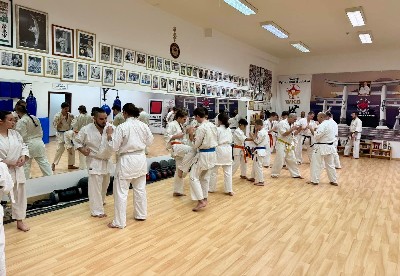 Shihan Mohamed Belazghem edzés a Seishin Dojoban
