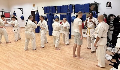 Shihan Mohamed Belazghem edzés a Seishin Dojoban
