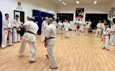 Shihan Mohamed Belazghem edzés a Seishin Dojoban
