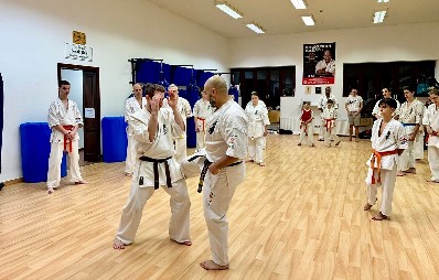 Shihan Mohamed Belazghem edzés a Seishin Dojoban