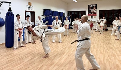 Shihan Mohamed Belazghem edzés a Seishin Dojoban