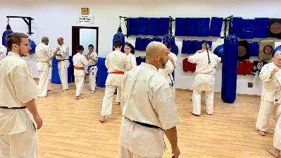 Shihan Mohamed Belazghem edzés a Seishin Dojoban