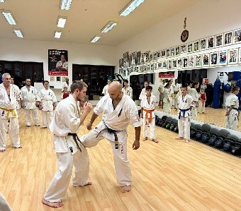Shihan Mohamed Belazghem edzés a Seishin Dojoban