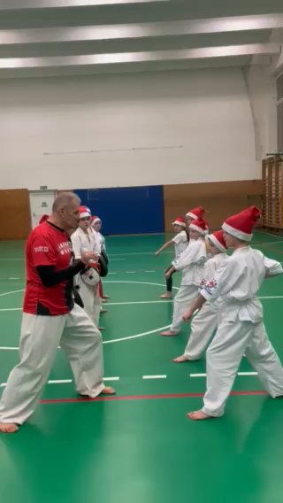 Mikulás napi edzés a Seishin gyerek Dójóban