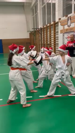 Mikulás napi edzés a Seishin gyerek Dójóban