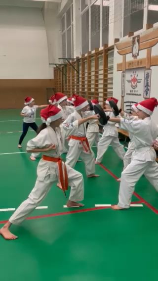 Mikulás napi edzés a Seishin gyerek Dójóban