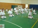 Sensei Gyarmati Imre kesztyűs tréninget vezetett a Seishin Dojóban