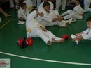 Sensei Gyarmati Imre kesztyűs tréninget vezetett a Seishin Dojóban