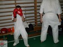 Sensei Gyarmati Imre kesztyűs tréninget vezetett a Seishin Dojóban