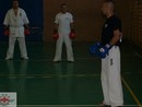 Sensei Gyarmati Imre kesztyűs tréninget vezetett a Seishin Dojóban
