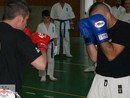 Sensei Gyarmati Imre kesztyűs tréninget vezetett a Seishin Dojóban