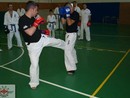 Sensei Gyarmati Imre kesztyűs tréninget vezetett a Seishin Dojóban