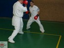 Sensei Gyarmati Imre kesztyűs tréninget vezetett a Seishin Dojóban