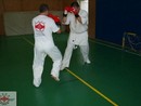 Sensei Gyarmati Imre kesztyűs tréninget vezetett a Seishin Dojóban