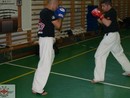 Sensei Gyarmati Imre kesztyűs tréninget vezetett a Seishin Dojóban