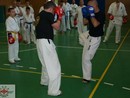 Sensei Gyarmati Imre kesztyűs tréninget vezetett a Seishin Dojóban