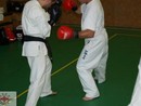 Sensei Gyarmati Imre kesztyűs tréninget vezetett a Seishin Dojóban