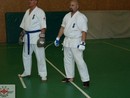 Sensei Gyarmati Imre kesztyűs tréninget vezetett a Seishin Dojóban
